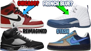 AIR JORDAN 1 HIGH 85 CHICAGO 2025 JORDAN 12 FRENCH BLUE 2025 AJ 5 BLACK METALLIC REIMAGINED  MORE [upl. by Ednutey]