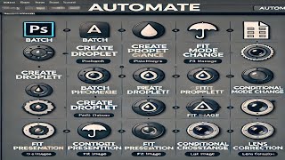 Automate Options in photoshop Part 2 photoshoptelugu telugututorialtube [upl. by Aimahc767]