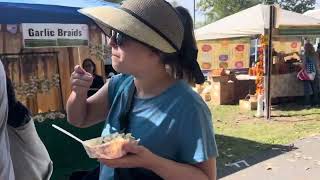 Vendors at the 2024 Hudson Valley Garlic Festival in Saugerties [upl. by Cooe]