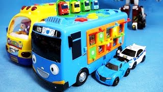 smart Tayo the little bus car toys play 똑똑한 타요 장난감 놀이 [upl. by Ullund]