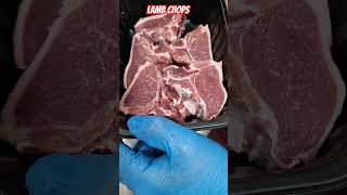 Lamb chops everfreshbutchers meat lamb foodie food lambchops halal viral foryoumrbutcher1 [upl. by Atidnan]