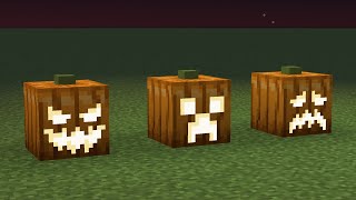 how to make jack olanterns in minecraft no mods [upl. by Lindholm]