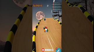 Flag ball race  hindu hai hum song shorts gaming viralshorts goingballs race marblerun [upl. by Sabino]