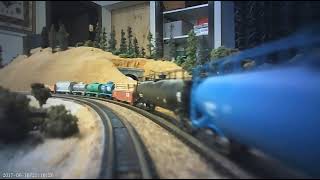 Z Scale Cab Ride Up The Tehachapi Loop [upl. by Aidyn]