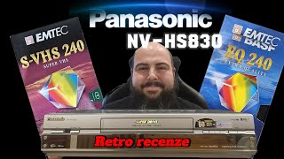 Retro recenze SVHS videorekordéru Panasonic nvhs830 [upl. by Aneeles]