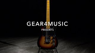 Knoxville Electric Guitar by Gear4music Sunburst  Gear4music demo [upl. by Yecies]