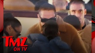 Kim Kardashian and Pete Davidson Share Kiss on Early Valentines Dinner Date  TMZ TV [upl. by Babb]