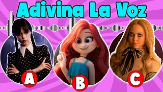 Adivina La Voz De Personajes 🍿🤔🎬 [upl. by Lauryn]