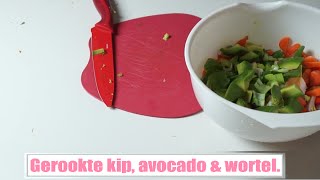 KOOK MET MIJ  WRAPS MET GEROOKTE KIP AVOCADO amp WORTEL  Blablabla [upl. by Werdma]