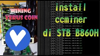 Install Ccminer di STB B860H  Mining Verus coin dengan STB [upl. by Amilas]