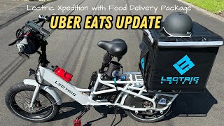 Uber Eats Ebike Delivery Update  Lectric Xpedition with Food Delivery Package [upl. by Letty281]