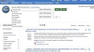 CINAHL Subject Headings as search terms [upl. by Bowie539]