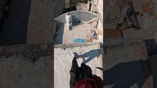 Rooftop parkour running POV [upl. by Eiralam]