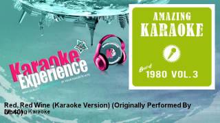 Amazing Karaoke  Red Red Wine Karaoke Version  Originally Performed By Ub40 [upl. by Iaoh]