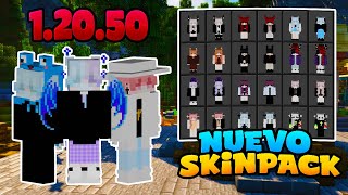 Pack de skin para Minecraft Bedrock 12050 [upl. by Yhtur]