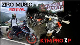 Ziro Music Festival KTM Pro Xp Ride All Assam KTM Ride [upl. by Symon]