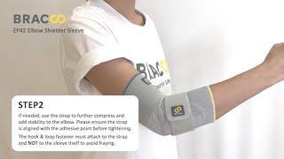 How to wearBRACOO EP42 Elbow Shielder Sleeve [upl. by Ty]