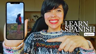 SPANISH FOR BEGINNERS Describing Pictures In Spanish spanishcomprehensibleinput 🌻 [upl. by Omlesna]