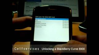 How to Unlock a BlackBerry Curve 8900 Tmobile ATampT Rogers Vodafone Orange Digicel [upl. by Rhodes]