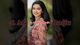 Top 10 malayalam female actress 😍💜shorts malayalamactress [upl. by Claman192]