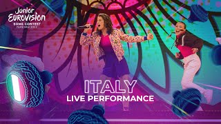 Chanel Dilecta  BLA BLA BLA  LIVE  Italy 🇮🇹  Junior Eurovision 2022 [upl. by Syla282]