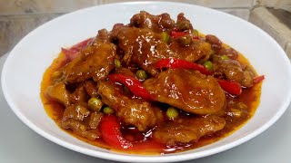 Gawin mo ito sa Pork Sauce pa lang Matatakam ka na Siguradong Simot sa Sarap porkguisantes [upl. by Arhas]