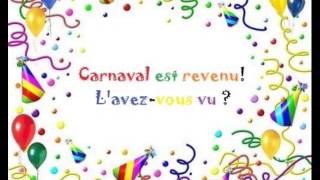 Carnaval est revenu [upl. by Kcub]