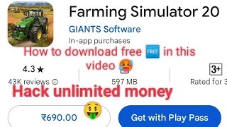 how to download FS 20 free with unlimited how to download FS 20 mod APK 2023rdworks [upl. by Teeniv784]