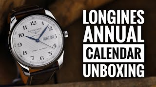 Longines Master Collection Annual Calendar Unboxing [upl. by Grannias]