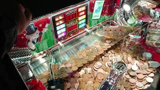 Monopoly 2p Coin Pusher In The Arcades [upl. by Kassi]