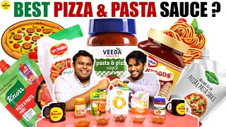 Trying Every Pizza and Pasta Sauce in the Market  Pizza amp Pasta Sauce Review  TAE [upl. by Wandie]