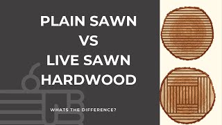 Plain Sawn vs Live Sawn Hardwood [upl. by Elletnuahc416]