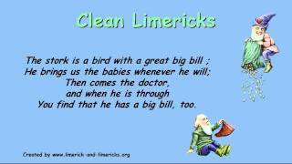 ♣♣♣♣♣ Clean Limericks  Example Limerick Poems [upl. by Eladnor851]