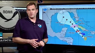 Afternoon update on Tropical Storm Rafael from the NHC in Miami FL November 4 2024 [upl. by Heathcote963]