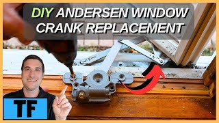 How To Replace An Andersen Window Crank DIY BEST Step by Step Tutorial [upl. by Adyht187]