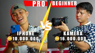 Iphone 13 Rp 10000000 VS Sony A6400 Rp 16000000  Pro VS Beginner [upl. by Honeyman876]