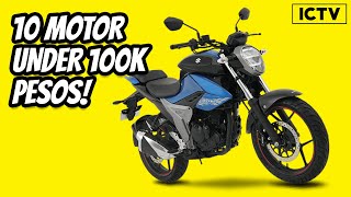 10 Motorcycles under 100k Philippines   Murang motor philippines [upl. by Ednutabab]