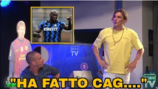 BOBO TV SCONTRO TRA CASSANO E VENTOLA PER COLPA DI LUKAKU LUKAKU É FORTE [upl. by Leslie]