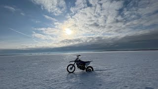 Yamaha TTR110E VS snow [upl. by Gael]