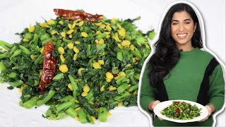 Rapini Poriyal Ready in 15 minutes [upl. by Yrot]