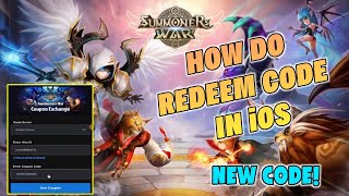 Summoners War How Do Redeem Code In iOS  Summoners War Codes 2023 [upl. by Akel]