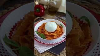 Italian CALABRESE PESTO 🍝  easy pasta sauce with bell peppers and ricotta [upl. by Aiyot]