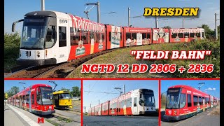 Straßenbahn Dresden  Die Feldschlösschen Bahn von Dresden [upl. by Nylirahs]