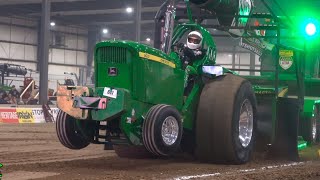 Tractor Pull 2023 41 Limited Pro Stock Tractors NTPA Spring Nationals friday Shipshewana IN [upl. by Nitsirc]