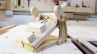 Workshop Necessary Angle Drill Press Vise ➲ DIY WoodWorking For Aug16 [upl. by Ahsinahs772]