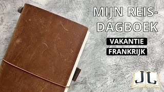 Reisdagboek fliptrough VAKANTIE FRANKRIJK 💛 [upl. by Alfonse794]