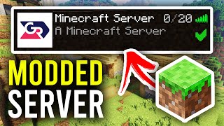 How To Make A Modded Minecraft Server  Full Guide [upl. by Suirred]