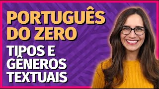 TIPOS e GÊNEROS TEXTUAIS  Acessível em Libras e LSE  YouTube Edu [upl. by Grussing]