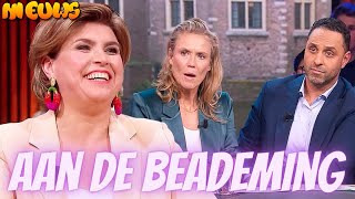 Angela giert om grap over Khalid amp Sophie ‘Aan de beademing’ [upl. by Miuqaoj321]