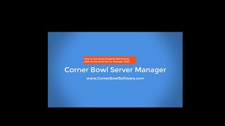 How to Automate Registry Monitoring with Corner Bowl Server Manager 2025 [upl. by Bacon266]